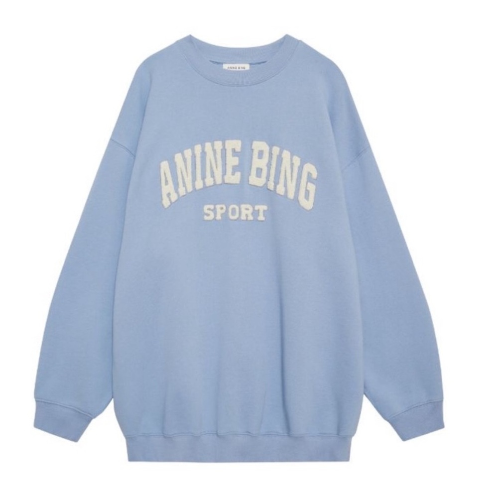Anine Bing embroidered-logo organic cotton sweatshirt